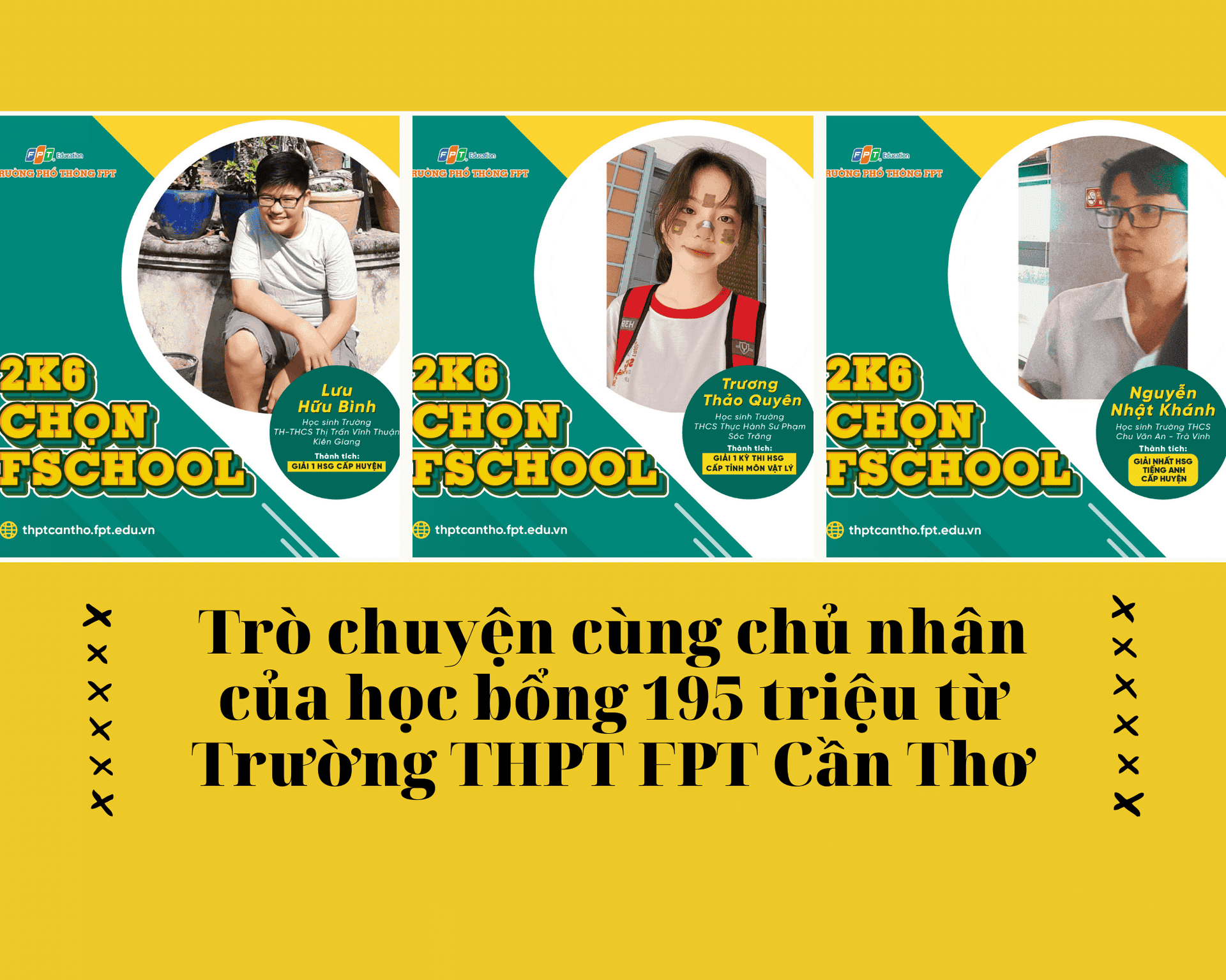 Trò chuyện cùng chủ nhân của học bổng 195 triệu từ Trường THPT FPT Cần Thơ | FPT Schools