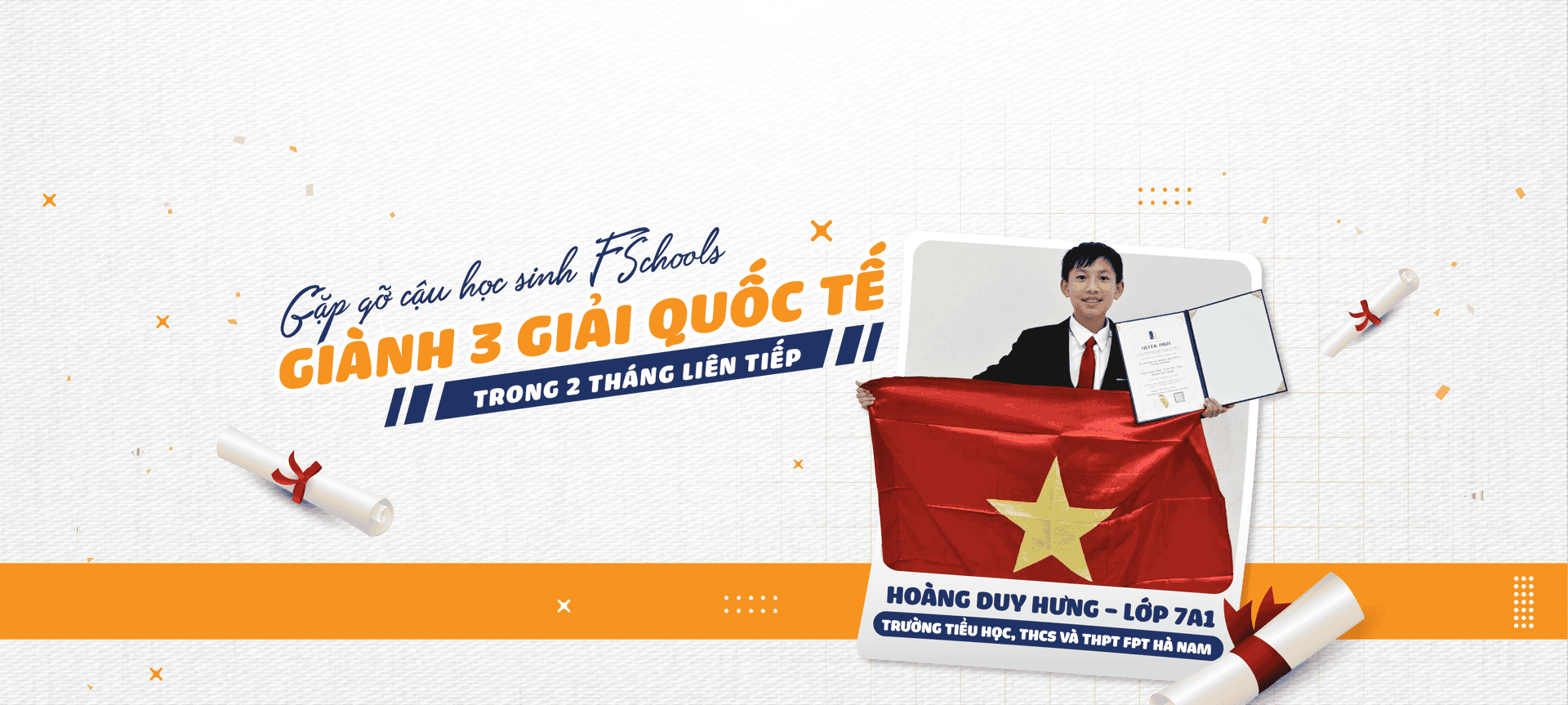 Gặp gỡ cậu học sinh Fschools giành 3 giải quốc tế trong 2 tháng liên tiếp | FPT Schools