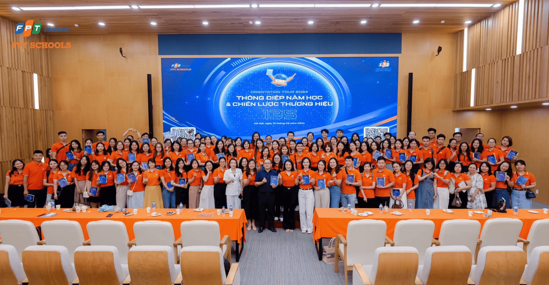 Thông điệp năm học & chiến lược thương hiệu 135 tiếp tục được lan tỏa tới thầy cô FSchools tại Hà Nội | FPT Schools