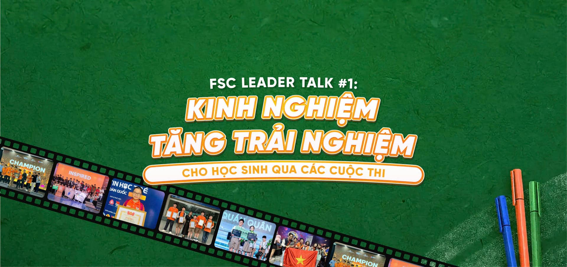 FSC Leader Talk #1 bàn về kinh nghiệm tăng trải nghiệm cho học sinh qua các cuộc thi | FPT Schools