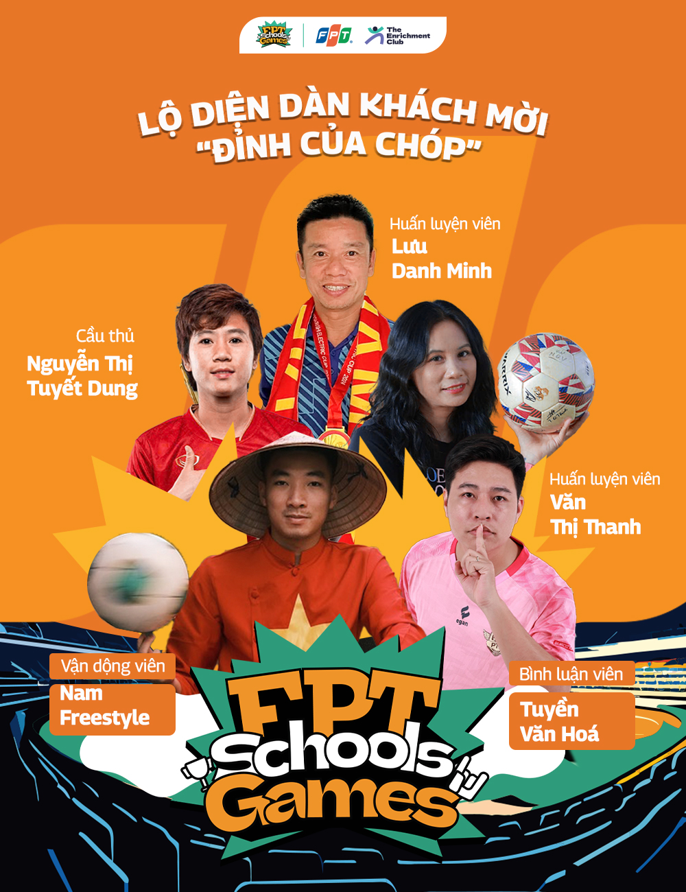 Lộ diện dàn khách mời đặc biệt khuấy động sân cỏ FPT Schools Games 2025 | FPT Schools