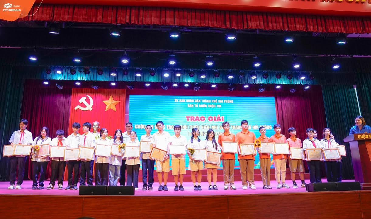 FPT School Hải Phòng giành giải Đặc biệt tại Cuộc thi Sáng tạo Thanh thiếu niên nhi đồng 2025