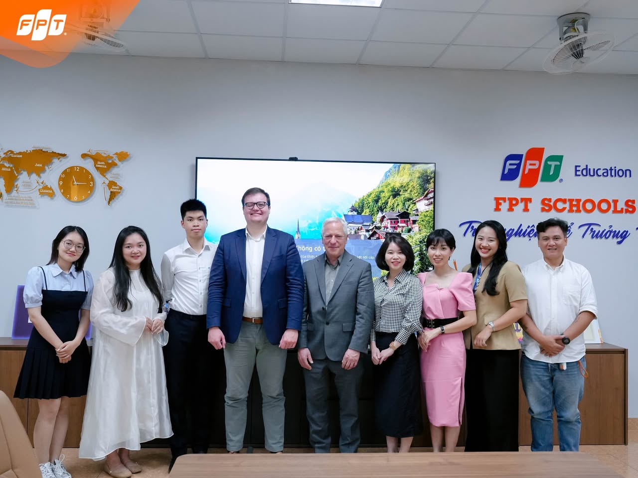 FPT School Bắc Từ Liêm Kết Nối Với Liên Đoàn Các Hiệp Hội Liên Hợp Quốc Thế Giới