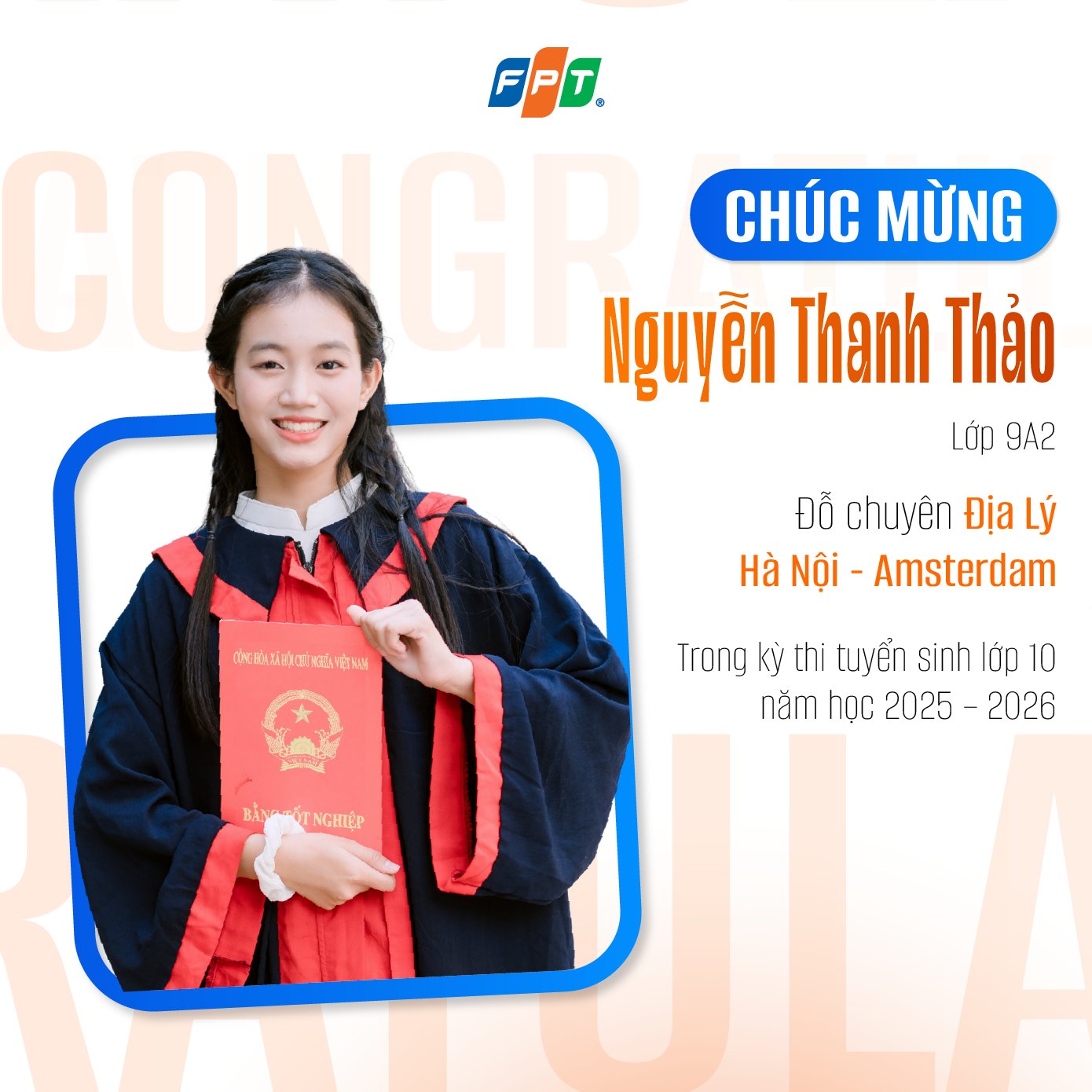 11 học sinh FPT Schools Cầu Giấy xuất sắc đỗ vào các trường chuyên danh tiếng Thủ đô