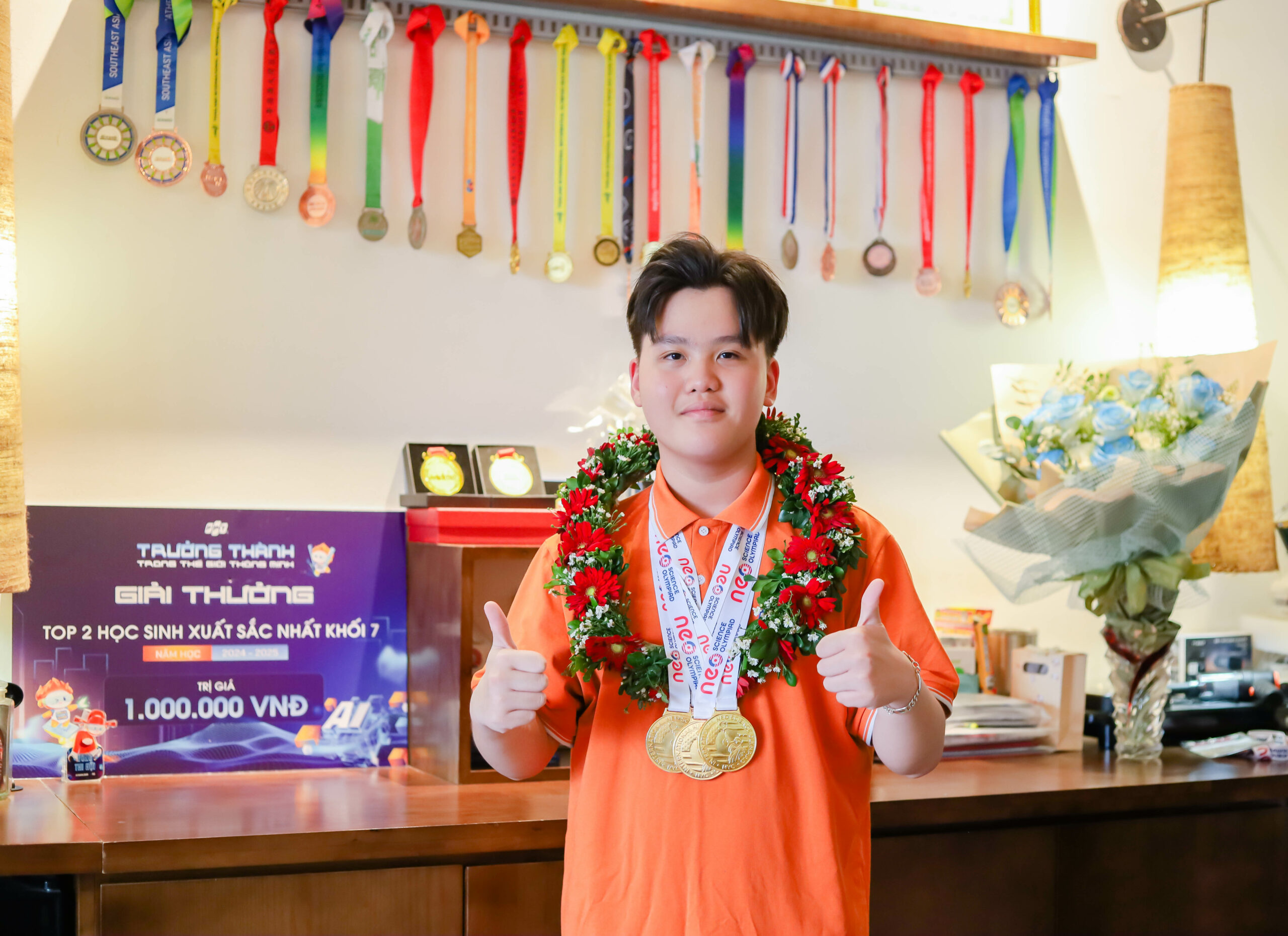 Tài năng Việt tỏa sáng trên bản đồ AI thế giới - vô địch Olympic Khoa học Quốc tế NEO 2025 ở tuổi 13