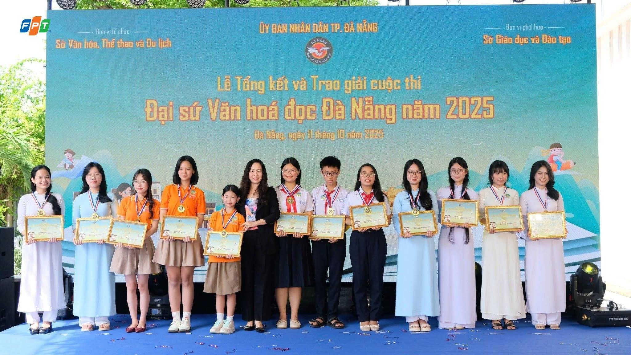 Học Sinh Trường THPT FPT Đà Nẵng Ghi Dấu Ấn Tại Giải Đại Sứ Văn Hóa Đọc 2025