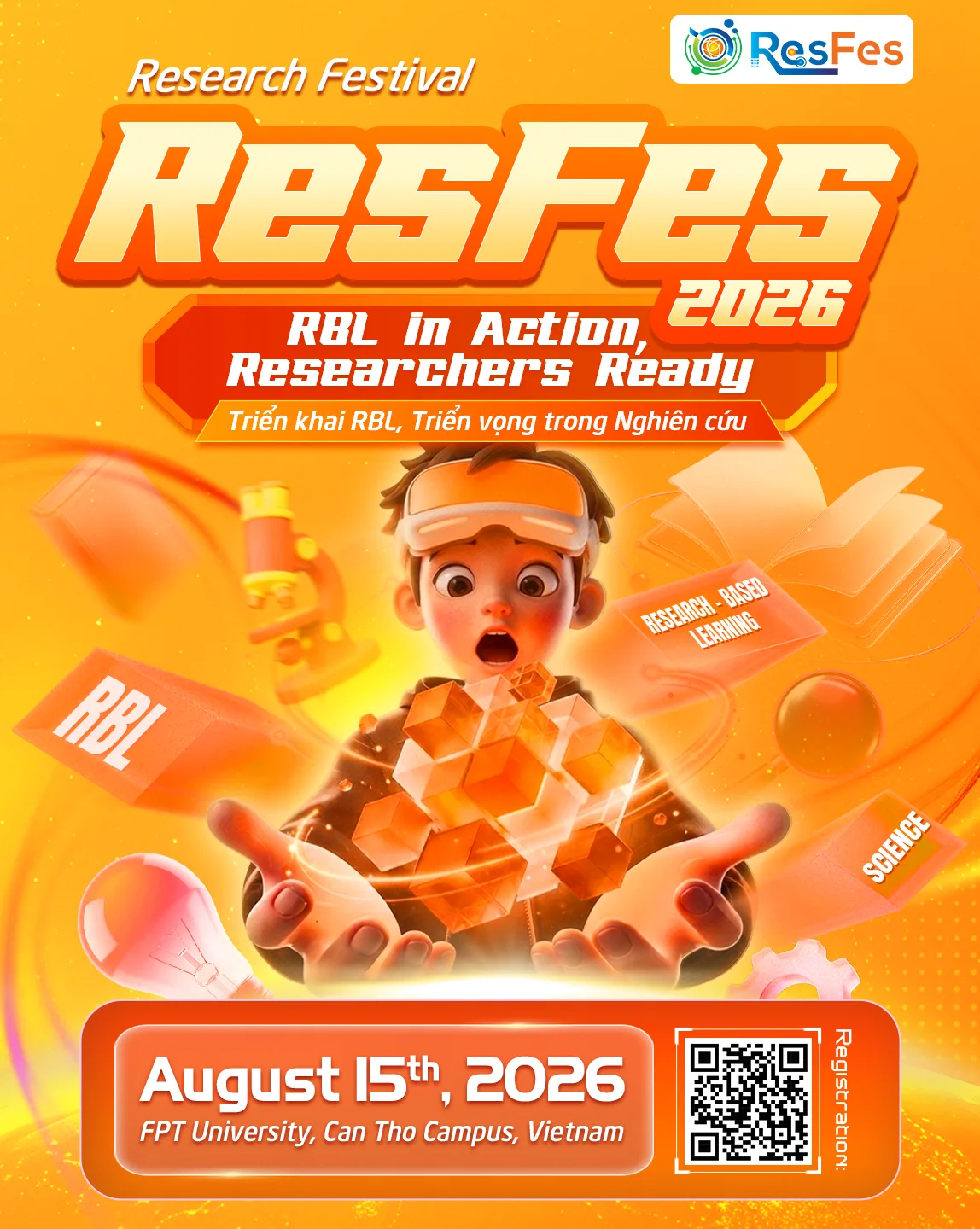 Research Festival 2026: “RBL in Action, Researchers Ready” thúc đẩy tinh thần học tập qua nghiên cứu khoa học | FPT Schools