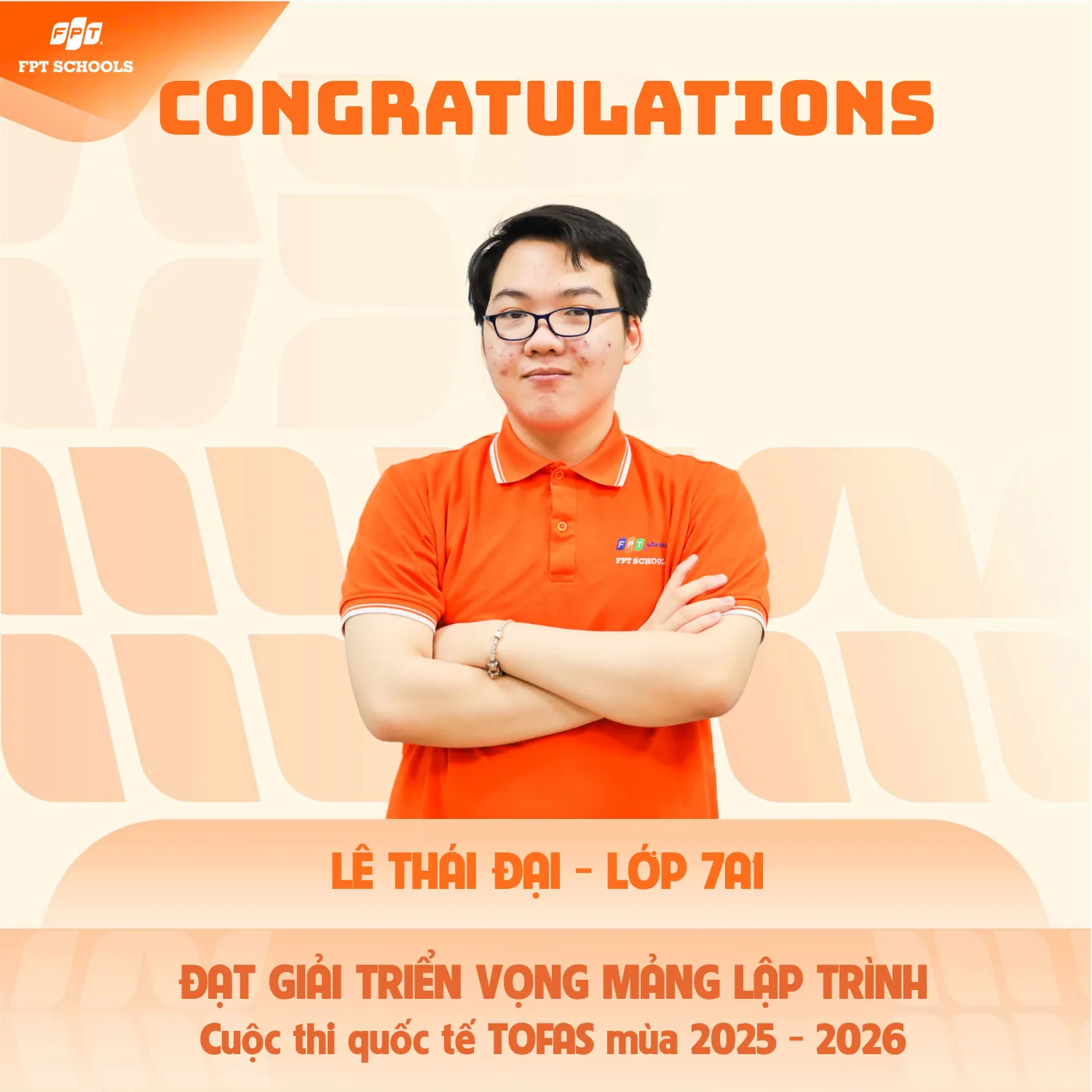 "Cơn mưa" giải thưởng của học sinh FPT School Cầu Giấy trong cuộc thi quốc tế TOFAS mùa 2025 - 2026 - FPT Education "Cơn mưa" giải thưởng của học sinh FPT School Cầu Giấy trong cuộc thi quốc tế TOFAS mùa 2025 - 2026 | FPT Schools