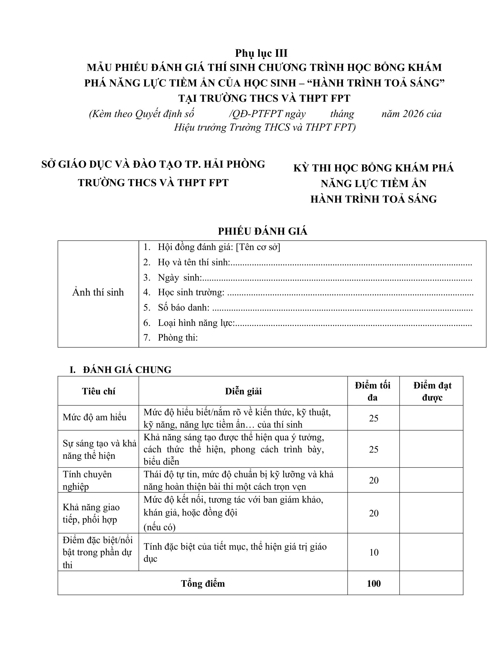 Hệ thống Phổ thông FPT Schools