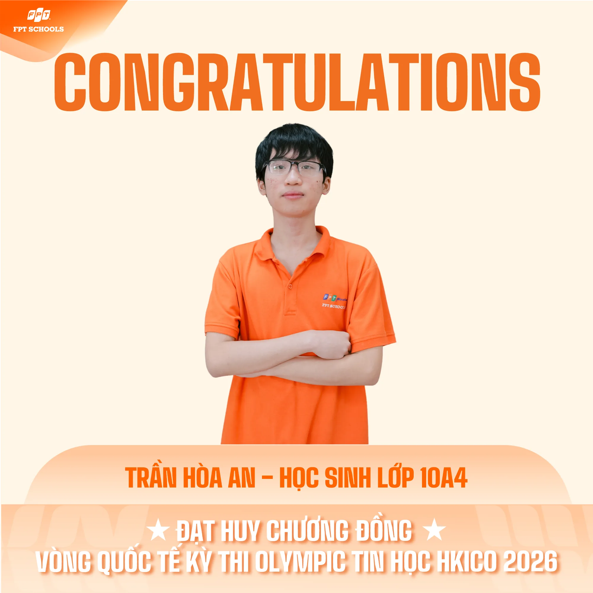 VINH DANH NHỮNG “TÀI NĂNG TRẺ” TẠI CHUNG KẾT KỲ THI OLYMPIC TIN HỌC QUỐC TẾ HKICO 2026. - FPT Education VINH DANH NHỮNG “TÀI NĂNG TRẺ” TẠI CHUNG KẾT KỲ THI OLYMPIC TIN HỌC QUỐC TẾ HKICO 2026. | FPT Schools