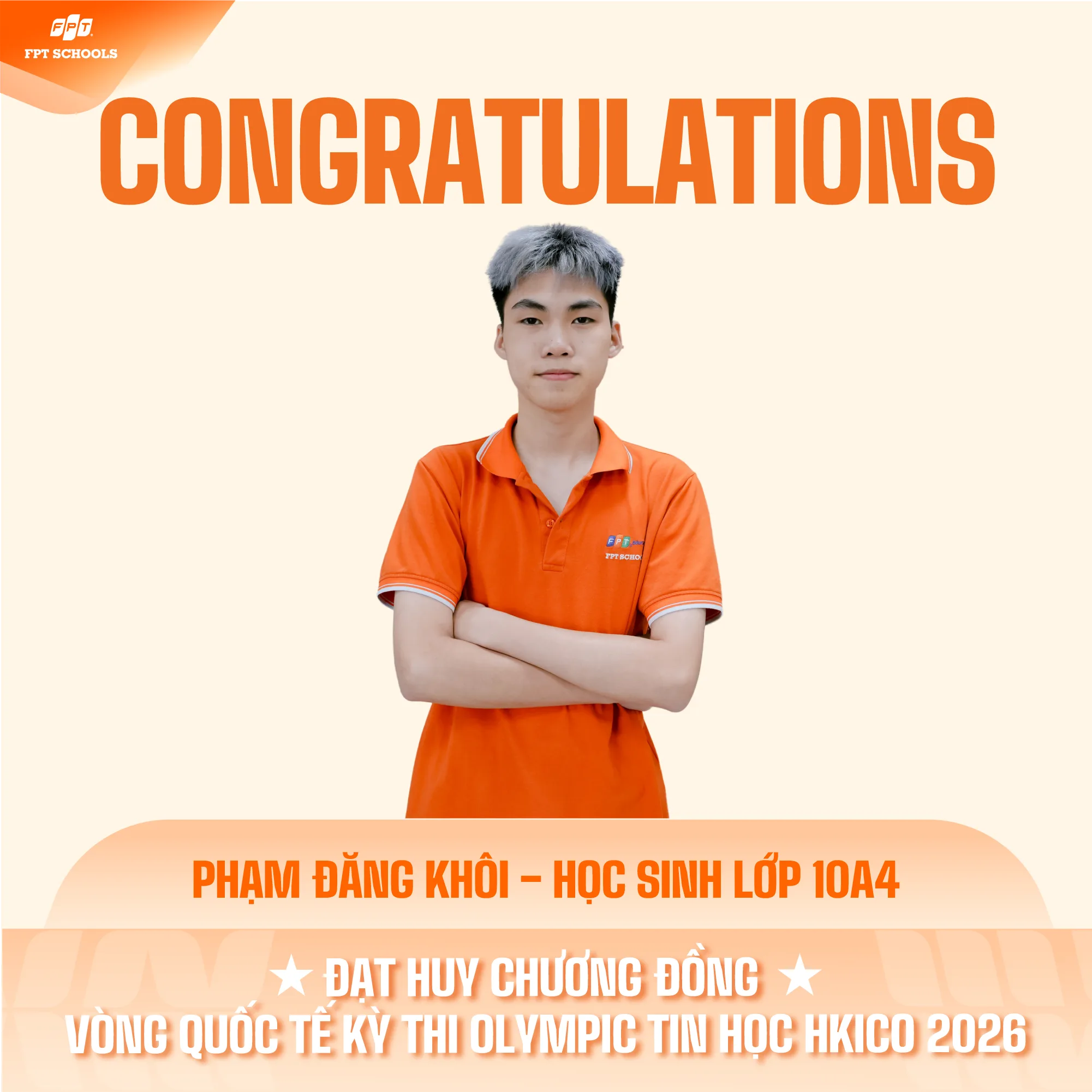 VINH DANH NHỮNG “TÀI NĂNG TRẺ” TẠI CHUNG KẾT KỲ THI OLYMPIC TIN HỌC QUỐC TẾ HKICO 2026. - FPT Education VINH DANH NHỮNG “TÀI NĂNG TRẺ” TẠI CHUNG KẾT KỲ THI OLYMPIC TIN HỌC QUỐC TẾ HKICO 2026. | FPT Schools