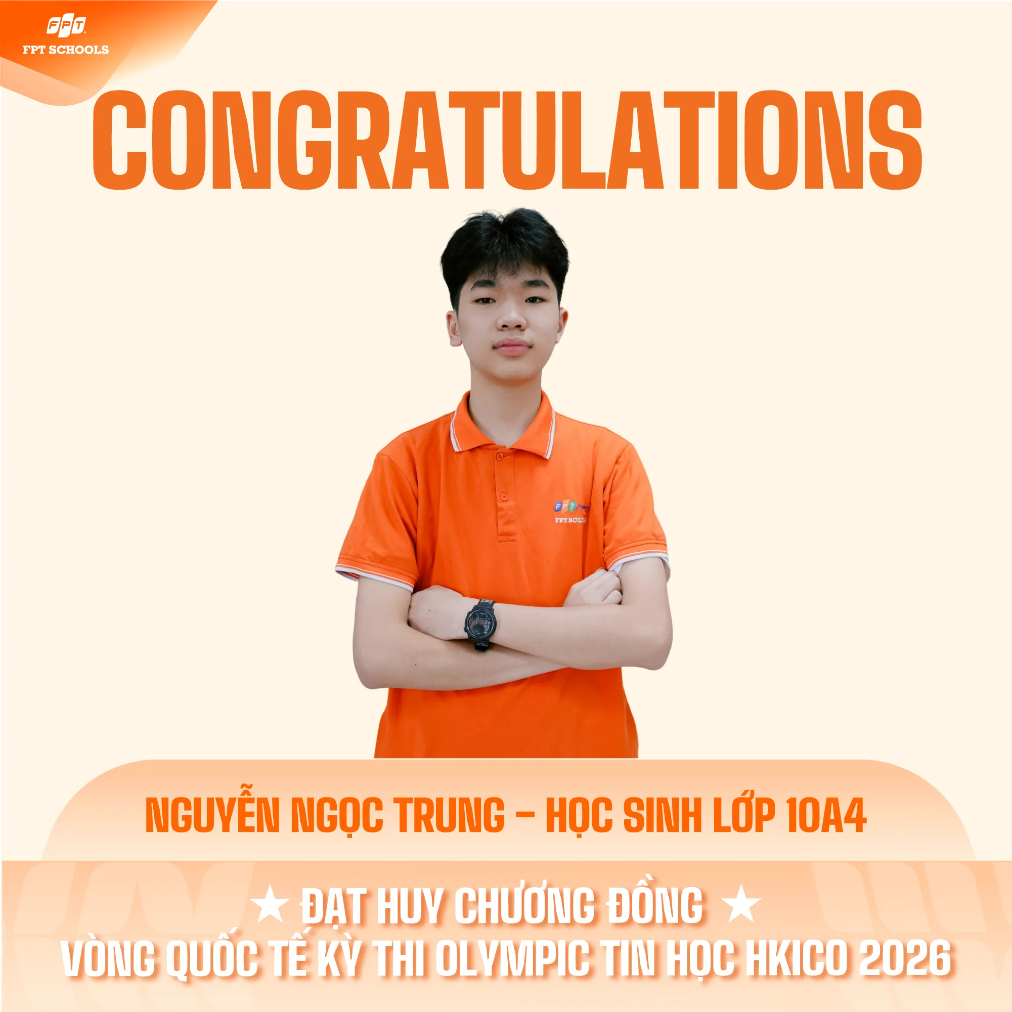 VINH DANH NHỮNG “TÀI NĂNG TRẺ” TẠI CHUNG KẾT KỲ THI OLYMPIC TIN HỌC QUỐC TẾ HKICO 2026. - FPT Education VINH DANH NHỮNG “TÀI NĂNG TRẺ” TẠI CHUNG KẾT KỲ THI OLYMPIC TIN HỌC QUỐC TẾ HKICO 2026. | FPT Schools