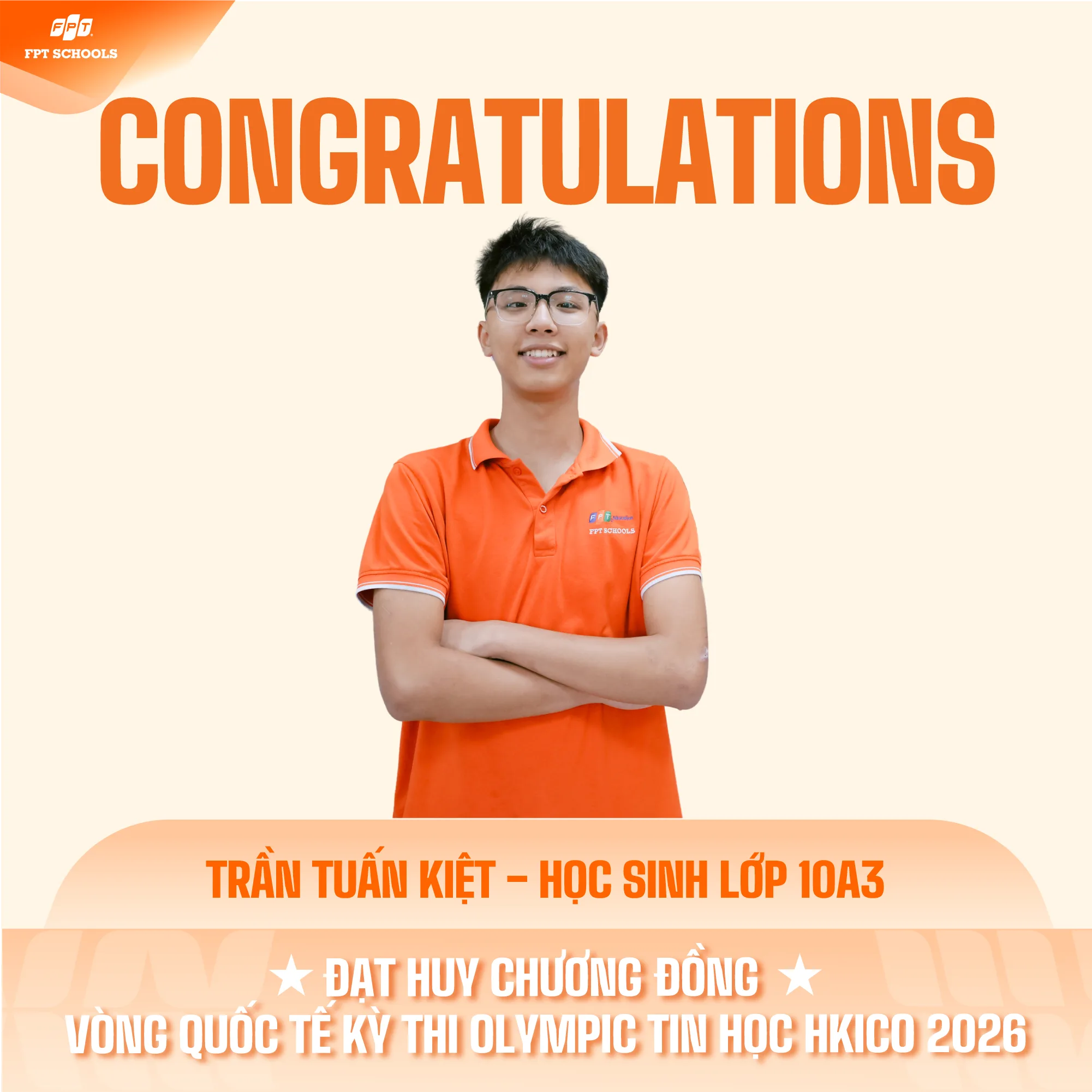 VINH DANH NHỮNG “TÀI NĂNG TRẺ” TẠI CHUNG KẾT KỲ THI OLYMPIC TIN HỌC QUỐC TẾ HKICO 2026. - FPT Education VINH DANH NHỮNG “TÀI NĂNG TRẺ” TẠI CHUNG KẾT KỲ THI OLYMPIC TIN HỌC QUỐC TẾ HKICO 2026. | FPT Schools