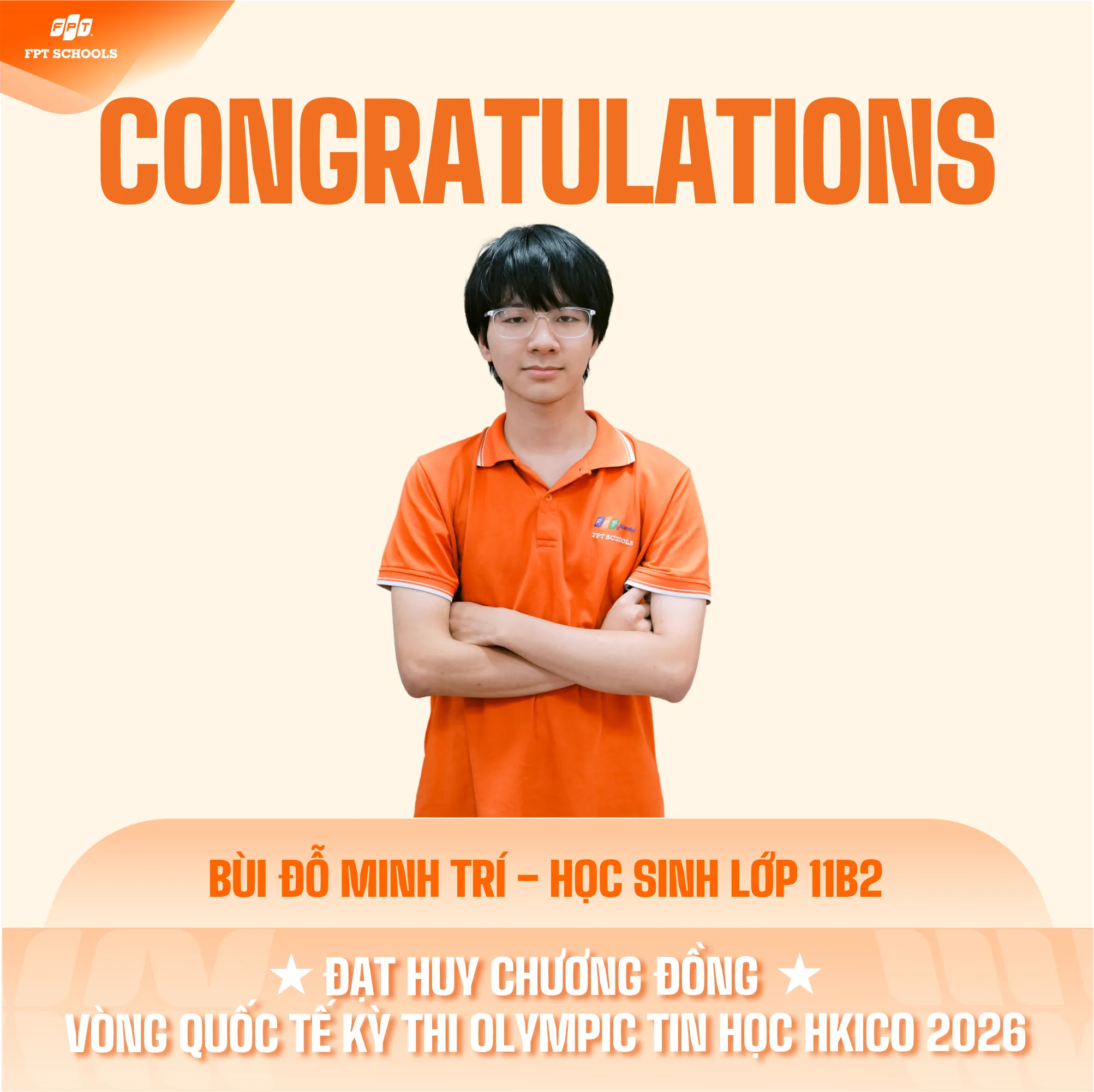 VINH DANH NHỮNG “TÀI NĂNG TRẺ” TẠI CHUNG KẾT KỲ THI OLYMPIC TIN HỌC QUỐC TẾ HKICO 2026. - FPT Education VINH DANH NHỮNG “TÀI NĂNG TRẺ” TẠI CHUNG KẾT KỲ THI OLYMPIC TIN HỌC QUỐC TẾ HKICO 2026. | FPT Schools
