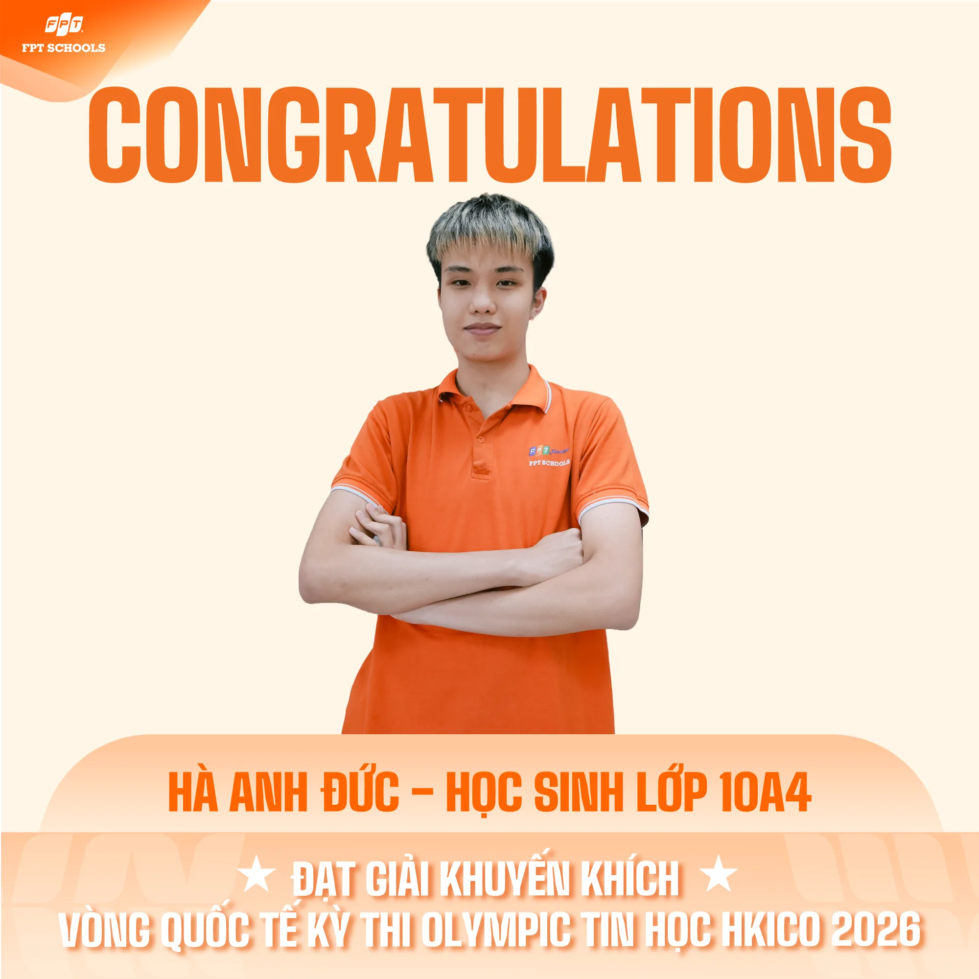 VINH DANH NHỮNG “TÀI NĂNG TRẺ” TẠI CHUNG KẾT KỲ THI OLYMPIC TIN HỌC QUỐC TẾ HKICO 2026. - FPT Education VINH DANH NHỮNG “TÀI NĂNG TRẺ” TẠI CHUNG KẾT KỲ THI OLYMPIC TIN HỌC QUỐC TẾ HKICO 2026. | FPT Schools
