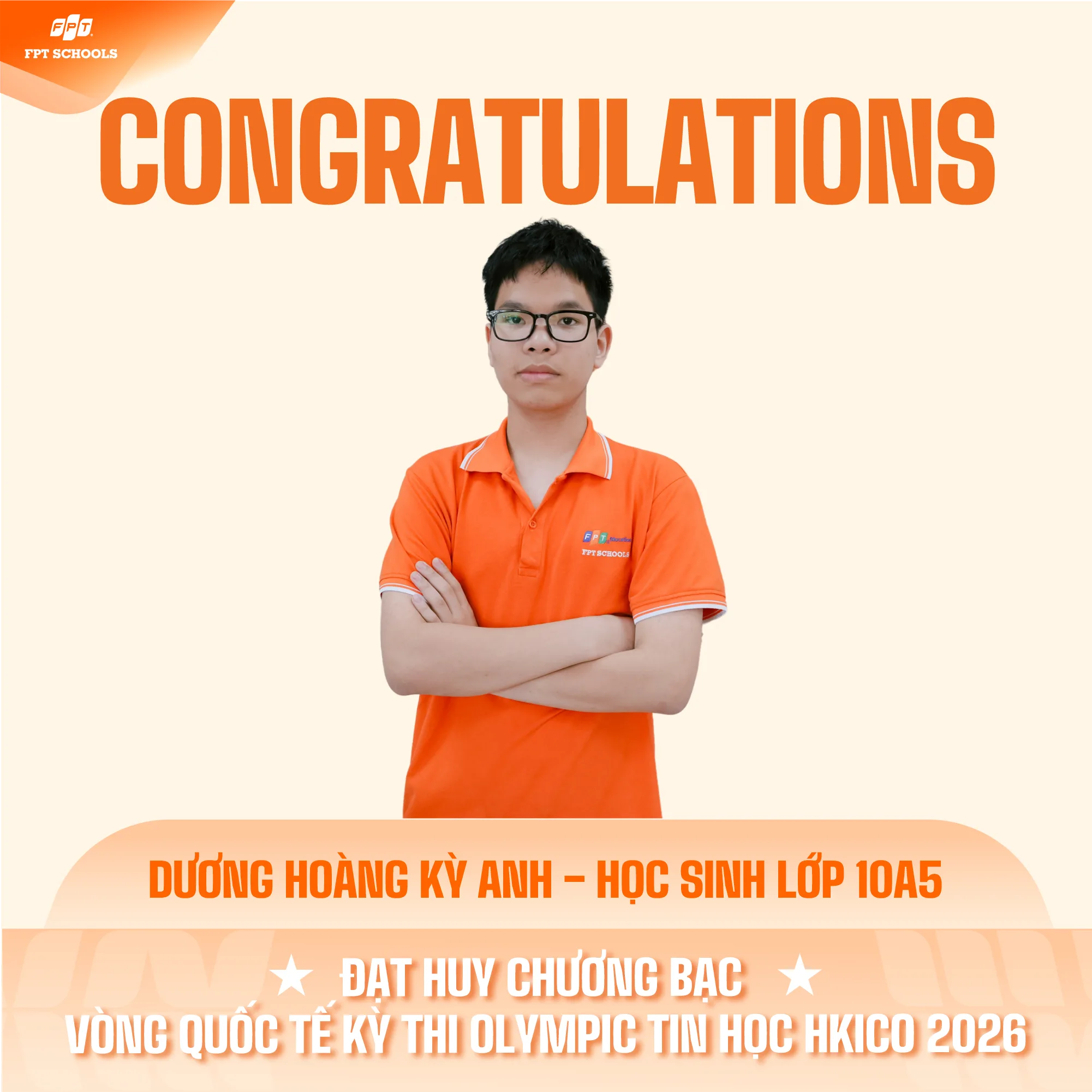 VINH DANH NHỮNG “TÀI NĂNG TRẺ” TẠI CHUNG KẾT KỲ THI OLYMPIC TIN HỌC QUỐC TẾ HKICO 2026. - FPT Education VINH DANH NHỮNG “TÀI NĂNG TRẺ” TẠI CHUNG KẾT KỲ THI OLYMPIC TIN HỌC QUỐC TẾ HKICO 2026. | FPT Schools