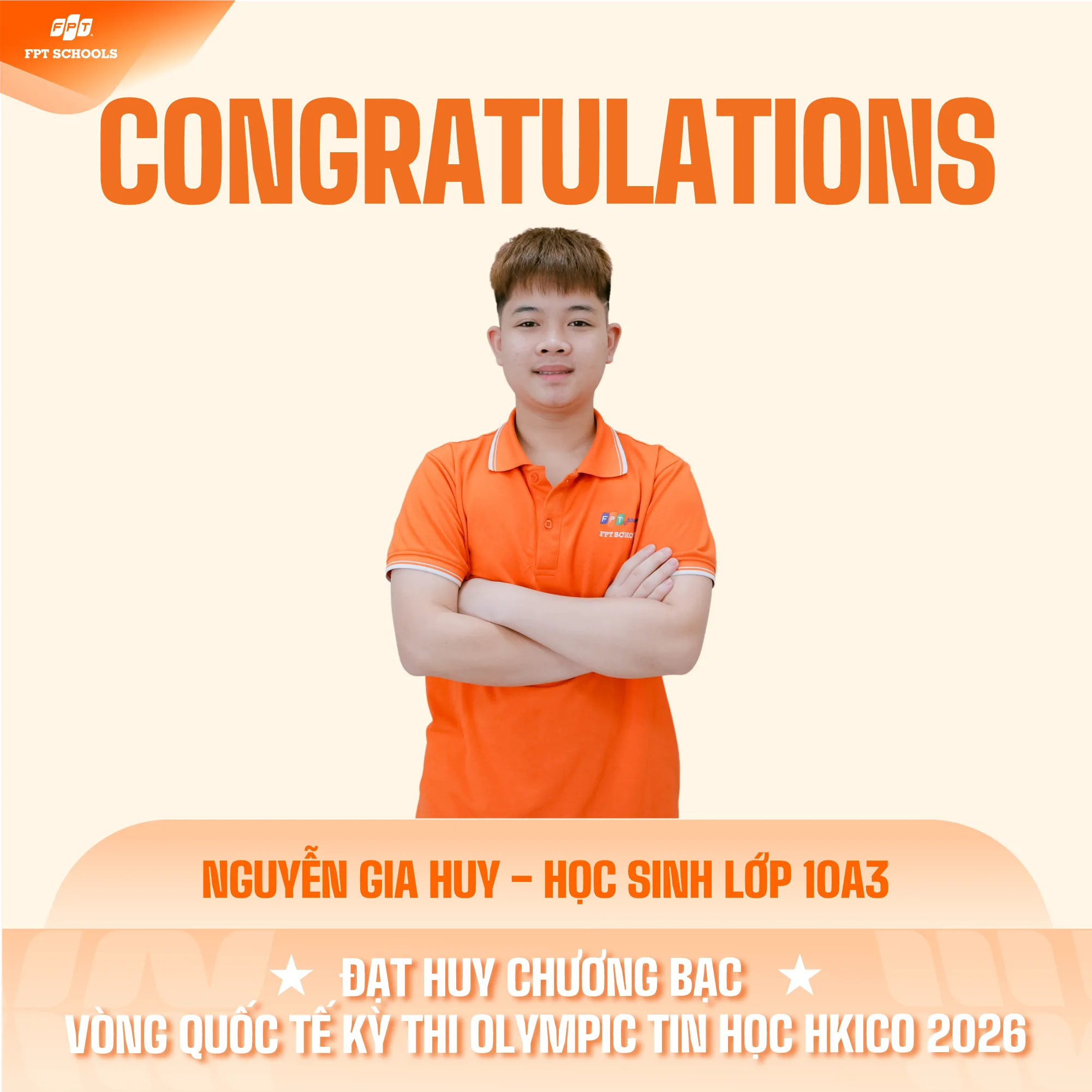 VINH DANH NHỮNG “TÀI NĂNG TRẺ” TẠI CHUNG KẾT KỲ THI OLYMPIC TIN HỌC QUỐC TẾ HKICO 2026. - FPT Education VINH DANH NHỮNG “TÀI NĂNG TRẺ” TẠI CHUNG KẾT KỲ THI OLYMPIC TIN HỌC QUỐC TẾ HKICO 2026. | FPT Schools