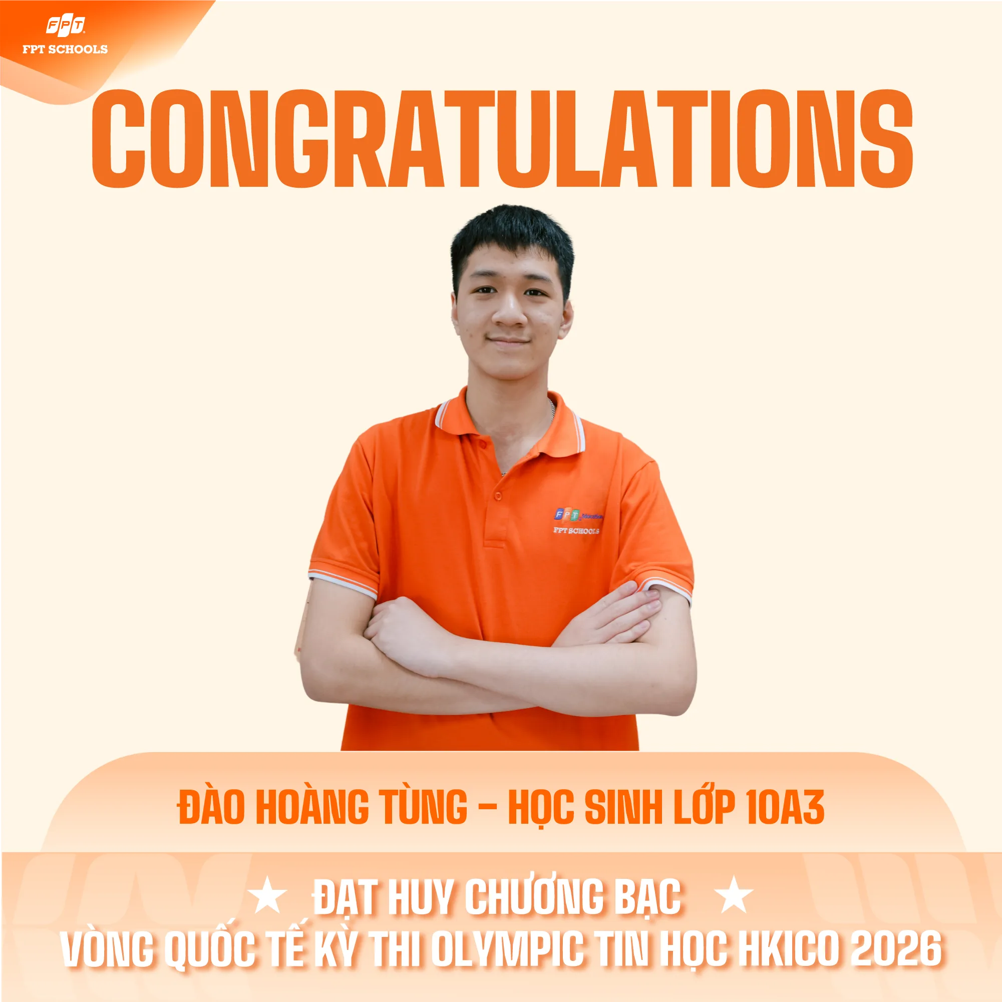 VINH DANH NHỮNG “TÀI NĂNG TRẺ” TẠI CHUNG KẾT KỲ THI OLYMPIC TIN HỌC QUỐC TẾ HKICO 2026. - FPT Education VINH DANH NHỮNG “TÀI NĂNG TRẺ” TẠI CHUNG KẾT KỲ THI OLYMPIC TIN HỌC QUỐC TẾ HKICO 2026. | FPT Schools