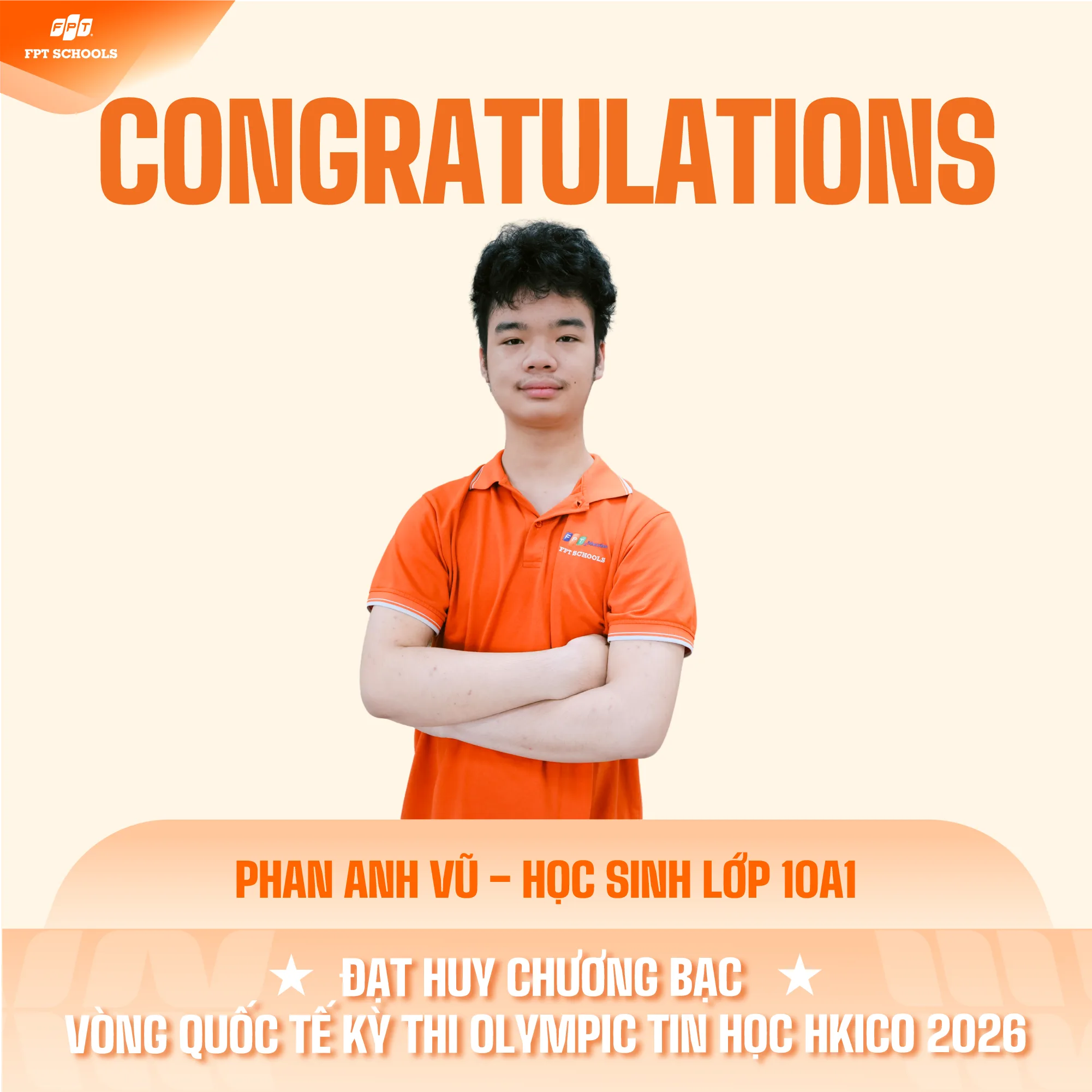 VINH DANH NHỮNG “TÀI NĂNG TRẺ” TẠI CHUNG KẾT KỲ THI OLYMPIC TIN HỌC QUỐC TẾ HKICO 2026. - FPT Education VINH DANH NHỮNG “TÀI NĂNG TRẺ” TẠI CHUNG KẾT KỲ THI OLYMPIC TIN HỌC QUỐC TẾ HKICO 2026. | FPT Schools
