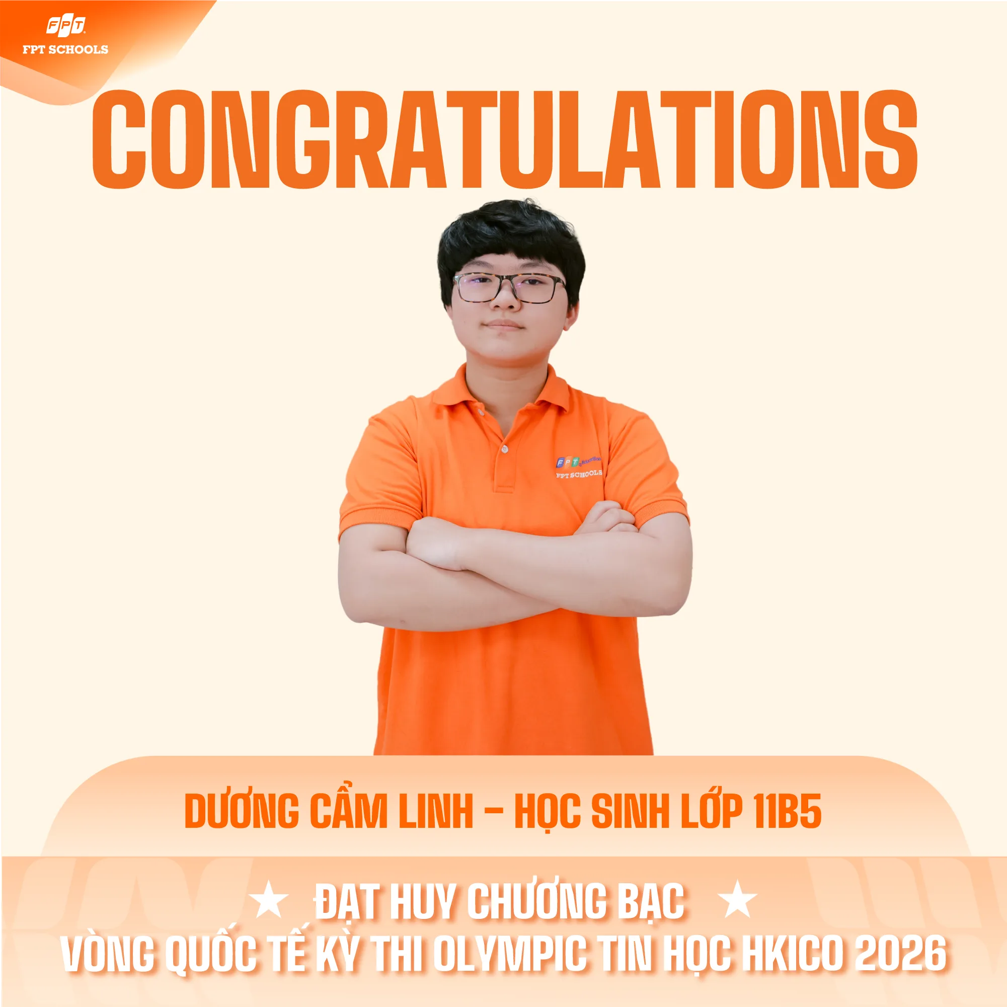 VINH DANH NHỮNG “TÀI NĂNG TRẺ” TẠI CHUNG KẾT KỲ THI OLYMPIC TIN HỌC QUỐC TẾ HKICO 2026. - FPT Education VINH DANH NHỮNG “TÀI NĂNG TRẺ” TẠI CHUNG KẾT KỲ THI OLYMPIC TIN HỌC QUỐC TẾ HKICO 2026. | FPT Schools
