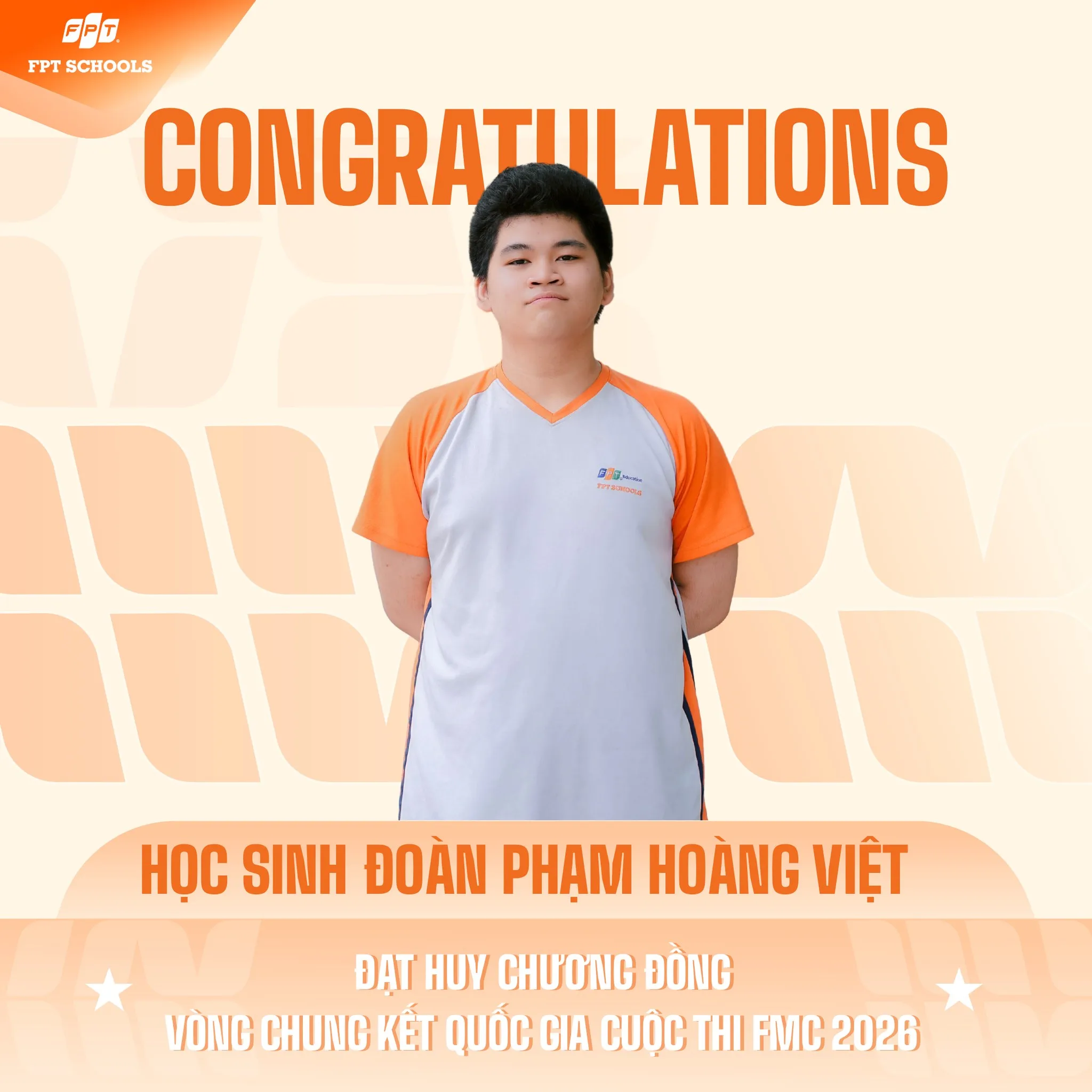 Học sinh FPT School Tây Hà Nội đạt giải tại Vòng Chung kết Quốc gia FMC 2026 | FPT Schools