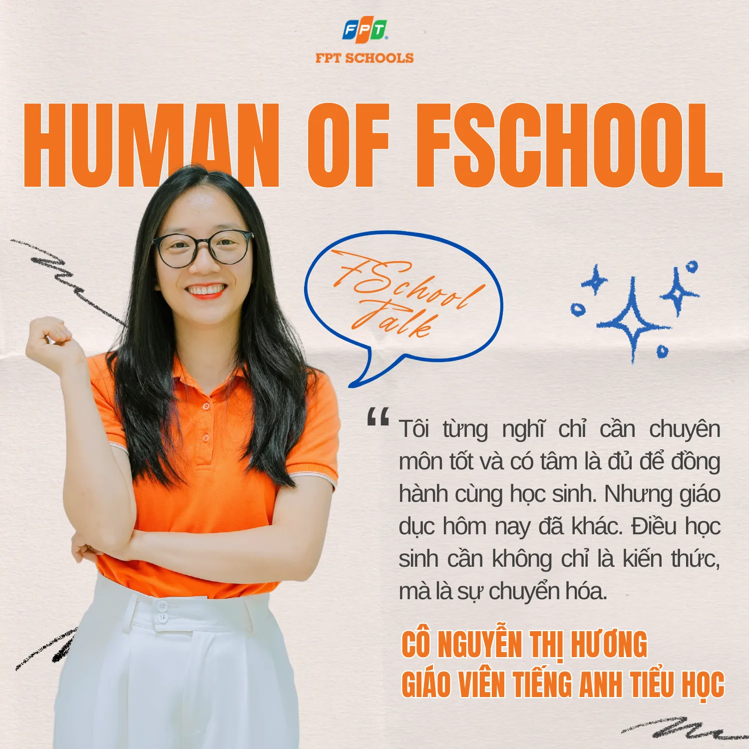 Cô Nguyễn Thị Hương - Từ đam mê ngoại ngữ đến người truyền cảm hứng học tiếng Anh | FPT Schools
