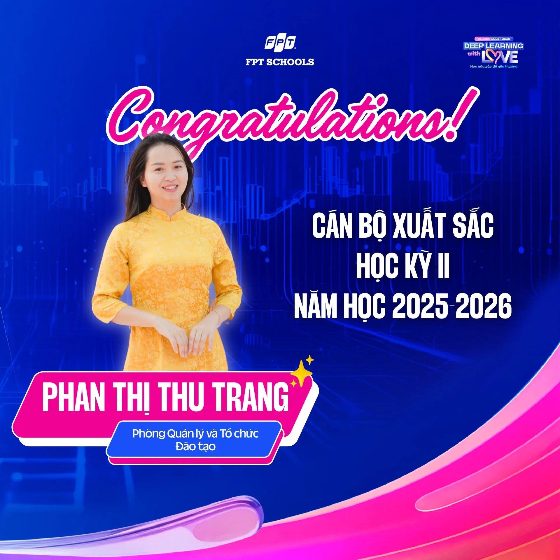 FPT School Hà Nam vinh danh Cán bộ, Giáo viên xuất sắc học kỳ II năm học 2025–2026 | FPT Schools