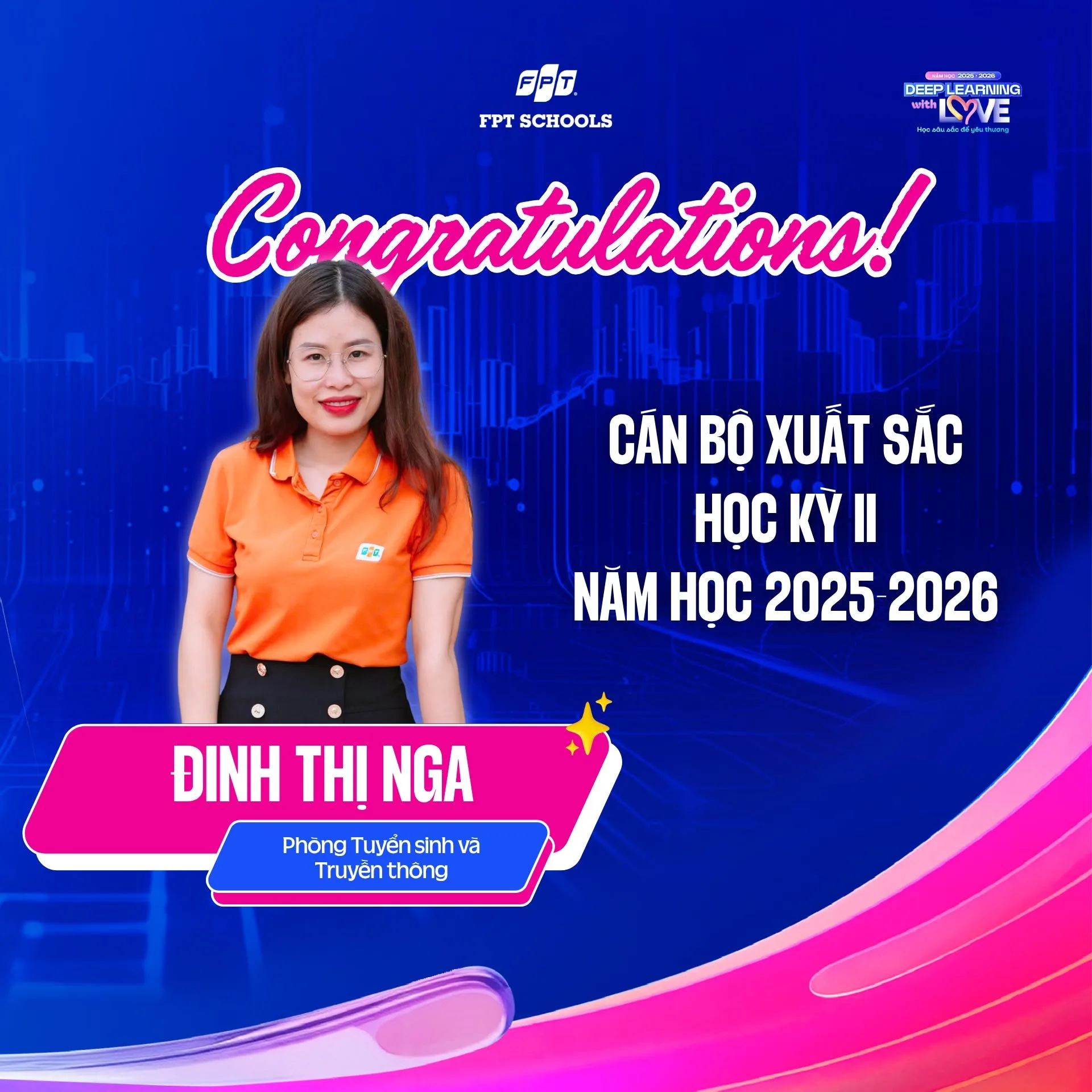 FPT School Hà Nam vinh danh Cán bộ, Giáo viên xuất sắc học kỳ II năm học 2025–2026 | FPT Schools