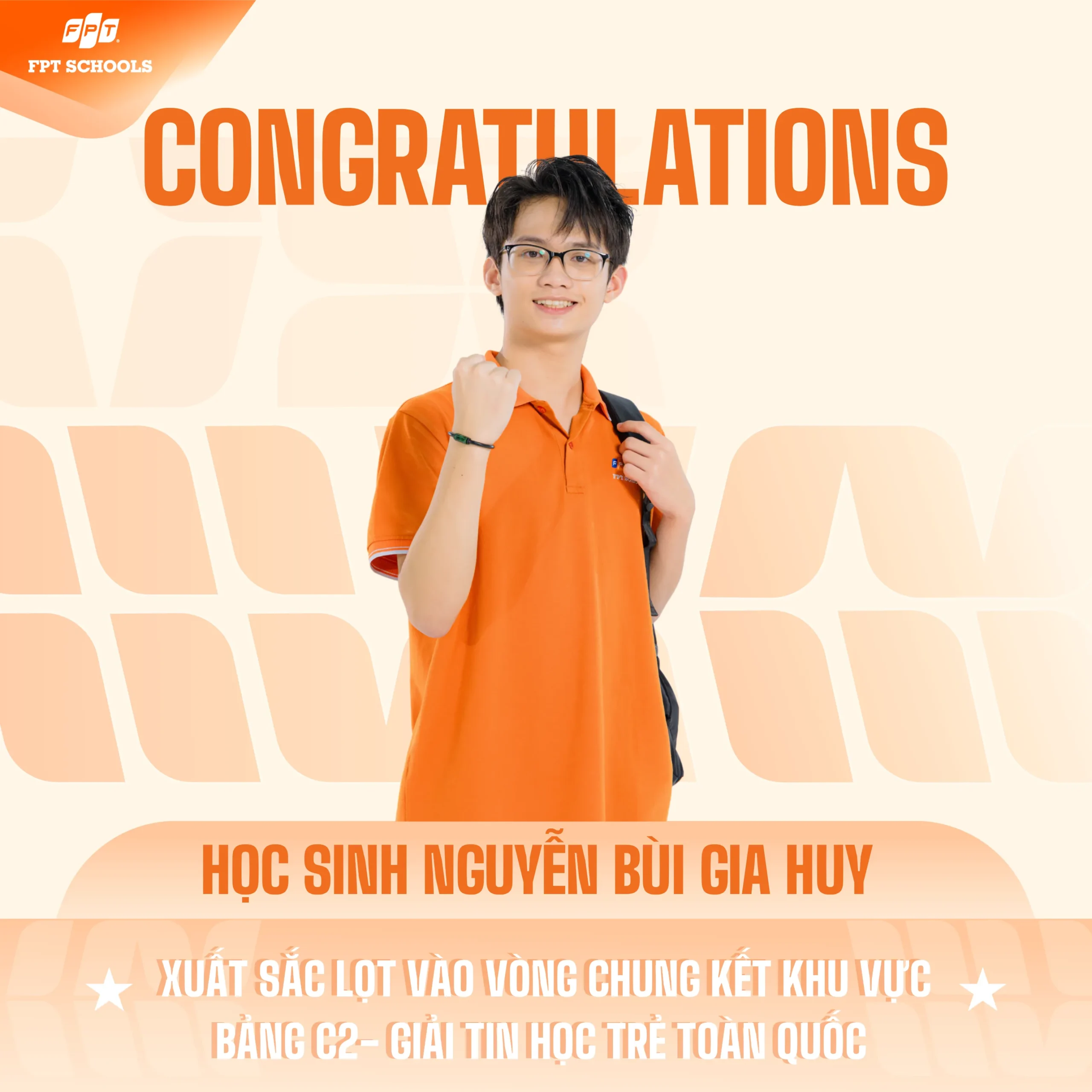 Học sinh Trường THPT FPT Tây Hà Nội ghi danh tại Vòng Chung kết khu vực miền Bắc – Giải Tin học trẻ toàn quốc lần thứ XXXII, năm 2026 - FPT Education Học sinh Trường THPT FPT Tây Hà Nội ghi danh tại Vòng Chung kết khu vực miền Bắc – Giải Tin học trẻ toàn quốc lần thứ XXXII, năm 2026 | FPT Schools