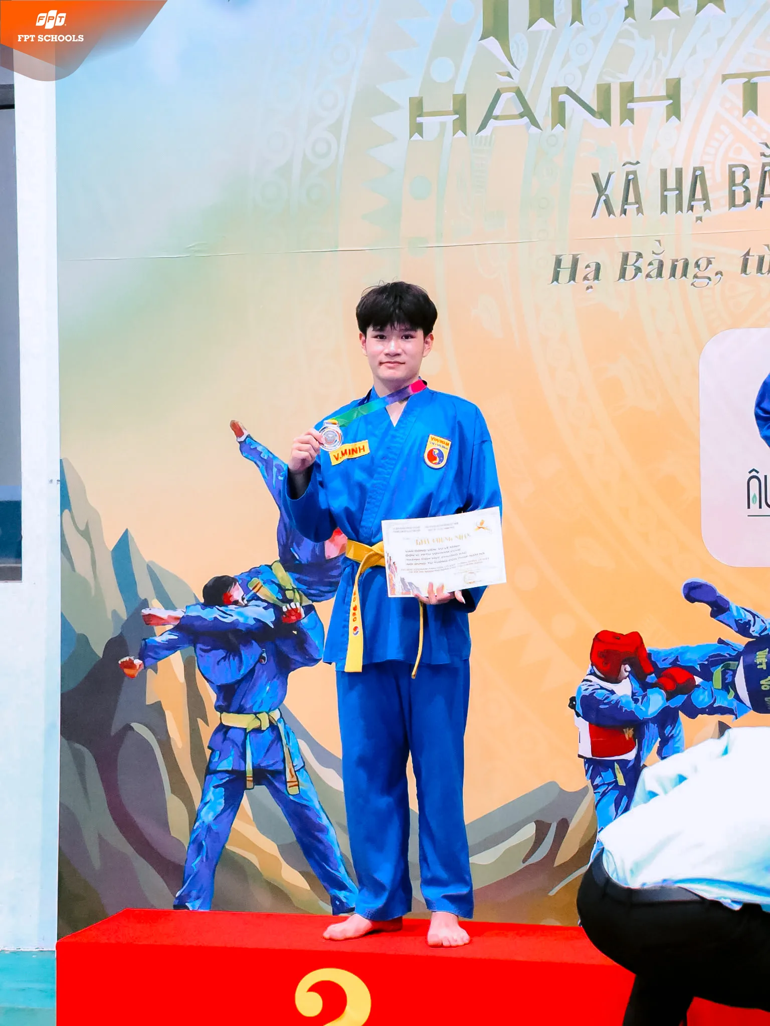 Đội tuyển Vovinam Trường THPT FPT Hà Nội giành 5 huy chương tại giải "Tinh hoa Võ Việt – Hành trình về Đất Tổ" - FPT Education Đội tuyển Vovinam Trường THPT FPT Hà Nội giành 5 huy chương tại giải "Tinh hoa Võ Việt – Hành trình về Đất Tổ" | FPT Schools
