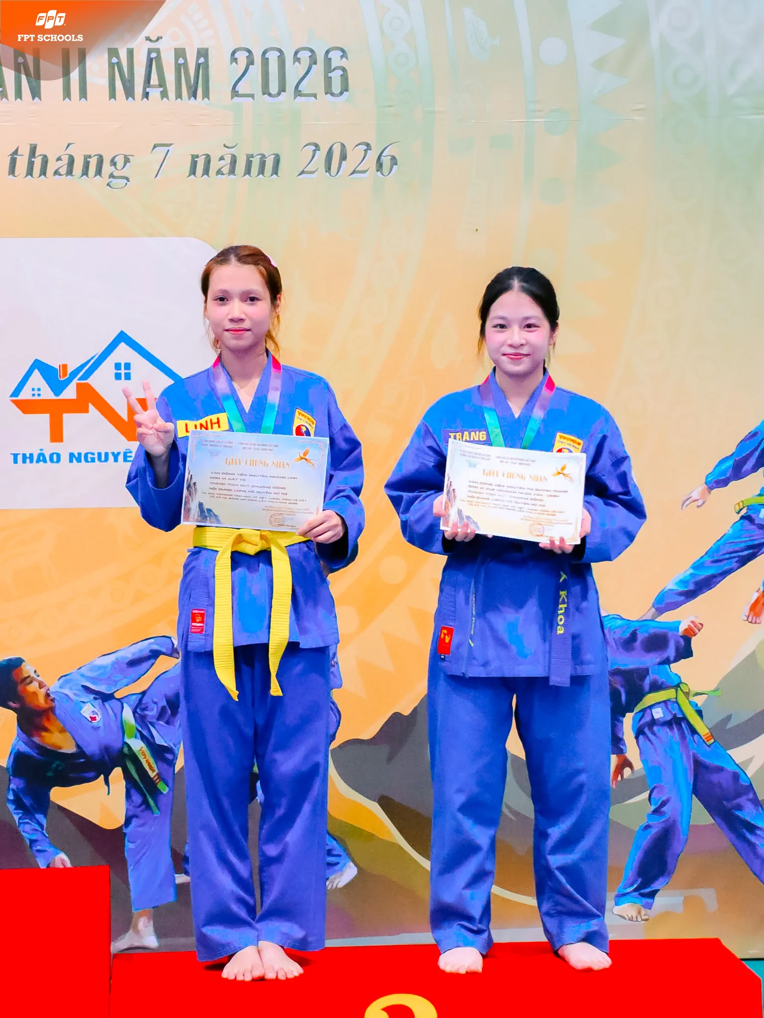 Đội tuyển Vovinam Trường THPT FPT Hà Nội giành 5 huy chương tại giải "Tinh hoa Võ Việt – Hành trình về Đất Tổ" - FPT Education Đội tuyển Vovinam Trường THPT FPT Hà Nội giành 5 huy chương tại giải "Tinh hoa Võ Việt – Hành trình về Đất Tổ" | FPT Schools