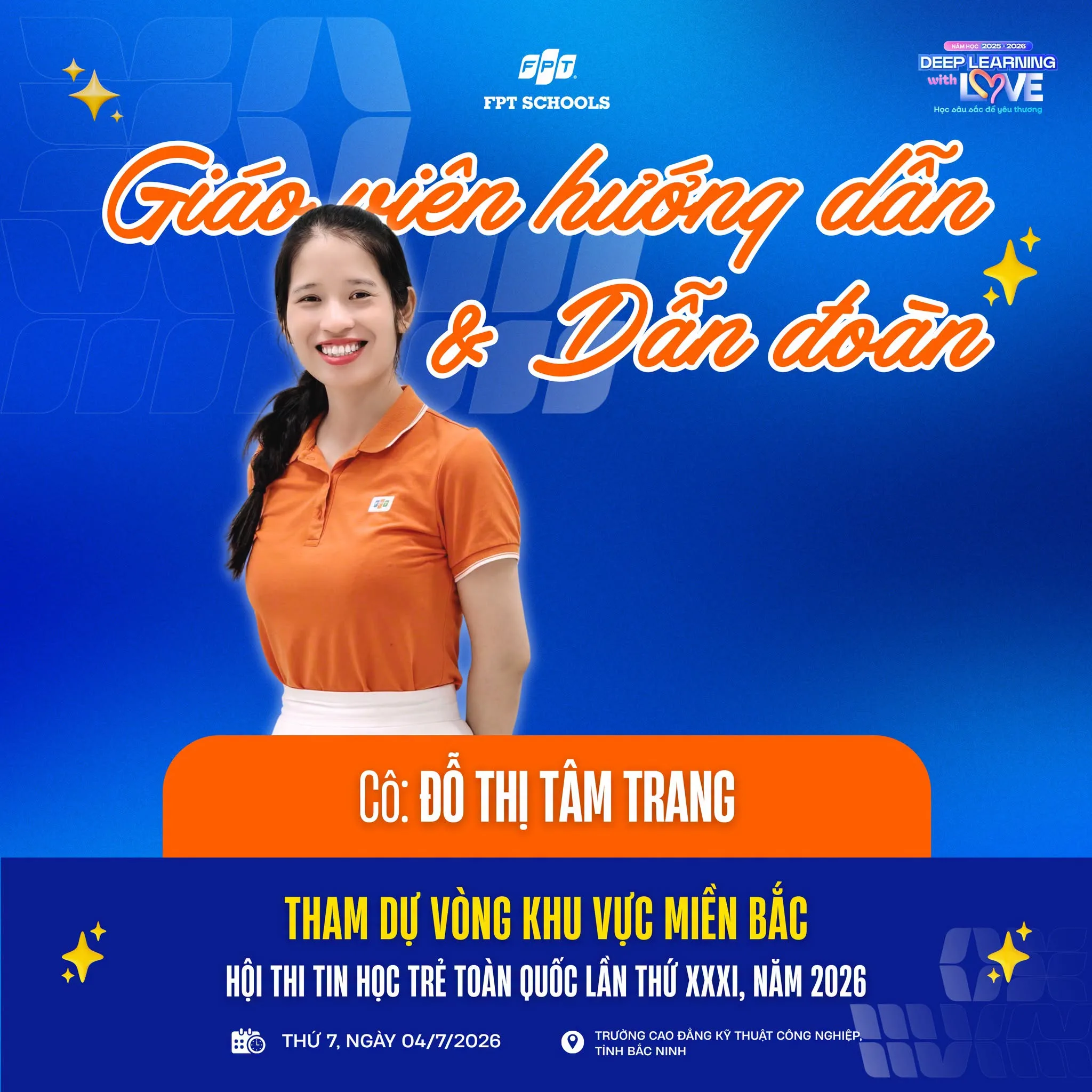 Vinh danh học sinh FPT School Hà Nam tham dự vòng Khu vực miền Bắc Hội thi Tin học trẻ toàn quốc lần thứ XXXI năm 2026 - FPT Education Vinh danh học sinh FPT School Hà Nam tham dự vòng Khu vực miền Bắc Hội thi Tin học trẻ toàn quốc lần thứ XXXI năm 2026 | FPT Schools