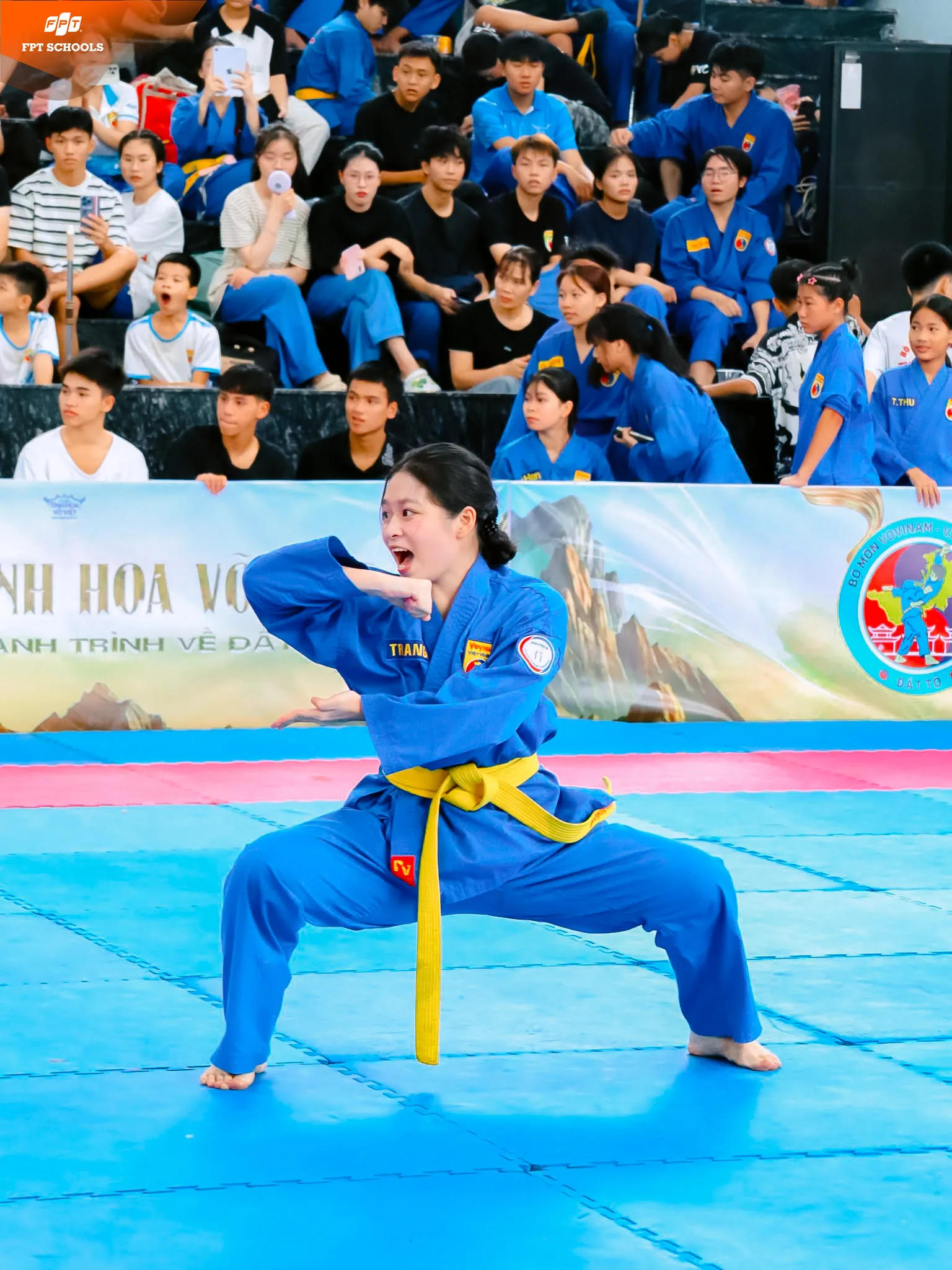 Đội tuyển Vovinam Trường THPT FPT Hà Nội giành 5 huy chương tại giải "Tinh hoa Võ Việt – Hành trình về Đất Tổ" - FPT Education Đội tuyển Vovinam Trường THPT FPT Hà Nội giành 5 huy chương tại giải "Tinh hoa Võ Việt – Hành trình về Đất Tổ" | FPT Schools